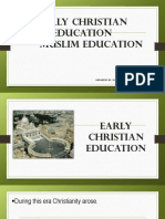 Early Christian Muslim Education