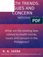 Health Trends, Issues and Concern