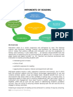 Components of Reading: Motivation, Fluency, Comprehension & Vocabulary