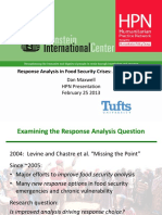 Feinstein Tufts Maxwell - Response Analysis - Presentation