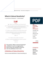 What Is Cultural Sensitivity? Discover Definition & Theory