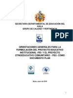 Orientaciones para La Formulacion Del PEI Enero 2018