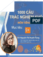 1000 câu trắc nghiệm khó mục tiêu 9+ - cô Trang Anh