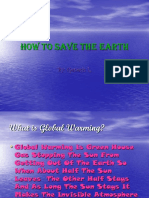 How To SAVE The Earth: By: Genesis L