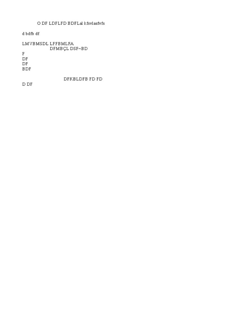 O DF LDFLFD Bdflal Kfsvlasfvfs D BDFB DF LMVBMSDL Lffbmlfa DFMBÇL DSF ...
