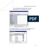 Define a Filter to View Defects You Detected That Are Not Closed.