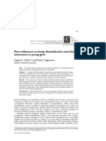 Pesquisa Sobre Satisfação Corporal em Crianças