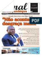 Grande Entrevista com o Presidente Filipe Nyusi sobre dívidas ocultas, desafios do mandato e prioridades para Moçambique