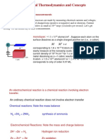 Electrochemical Thermodynamics