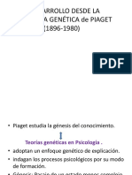 El Desarrollo Desde La Psicología Genética de Piaget