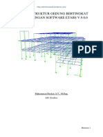 Analisis Struktur Gedung Bertingkat Dengan Software Etabs PDF