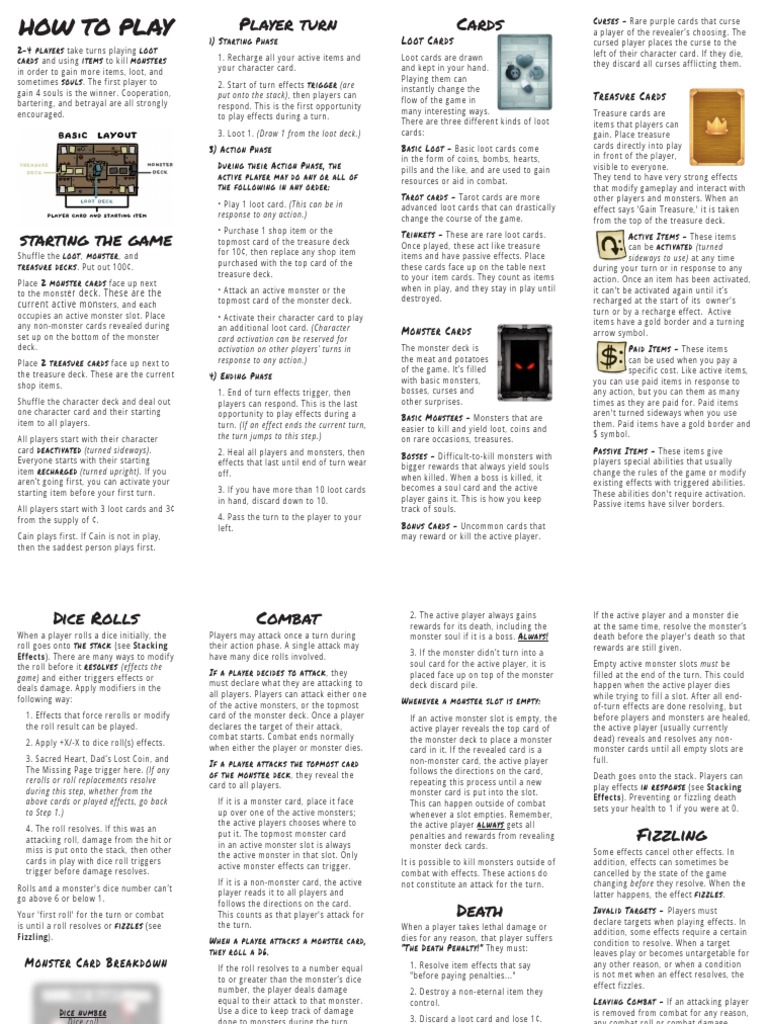 rules card binding of isaac The Binding of Isaac card game is over half off ahead of Prime Day