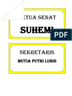 Ketua Senat: Suhemi
