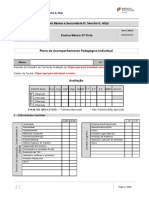 Plano de Acompanhamento Individual