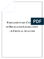 346735479-Parliamentary-Control-of-Delegated-Legislation-A-Critical-Analysis.docx