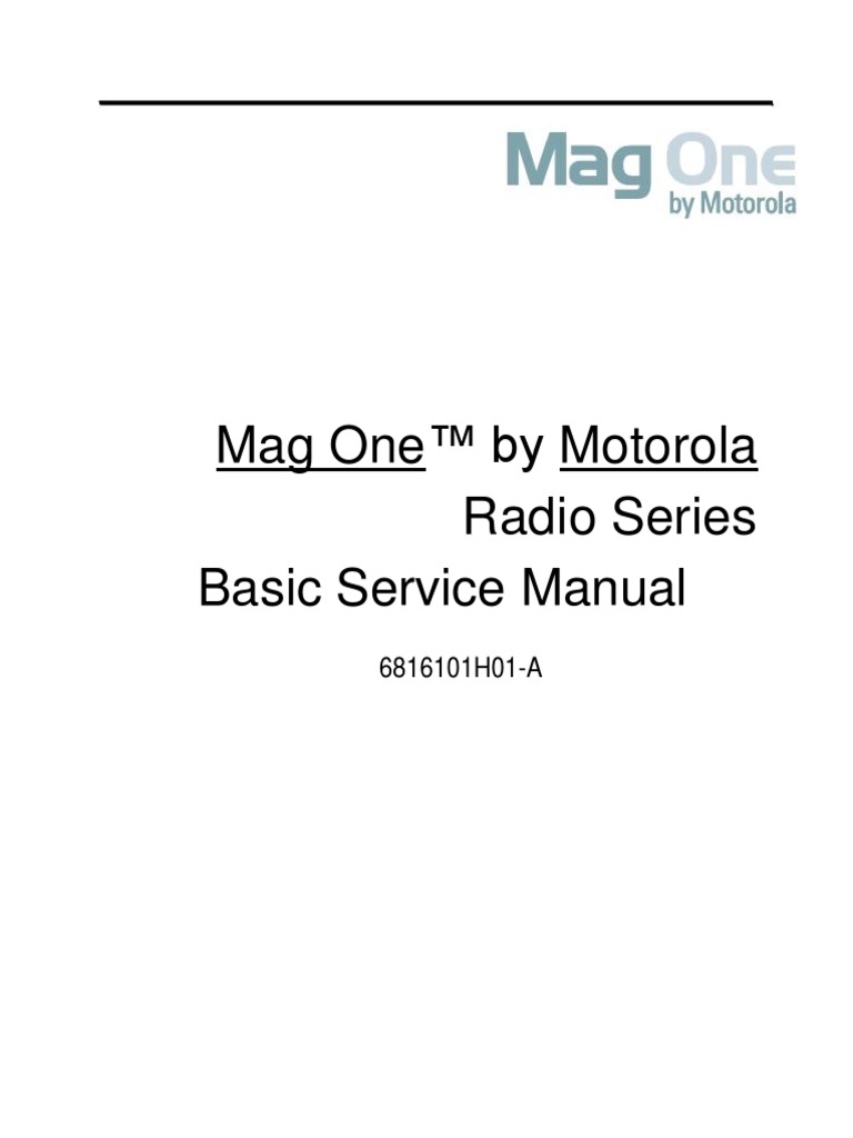 Motorola mag one programming software