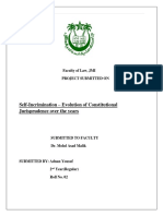 Self-Incrimination - Evolution of Constitutional Jurisprudence Over The Years