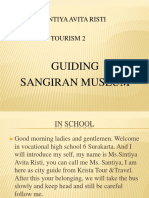 Name: Sintiya Avita Risti NO: 28 Class: Xi Tourism 2: Guiding Sangiran Museum