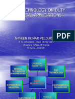 Nanotechnology On Duty in Medical Applications": Naveen Kumar Veldurthi
