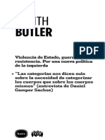 2011, Butler, Judith, Violencia de Estado