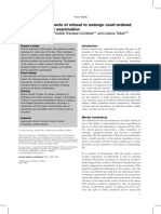 Lat Am Aspects Refusal Und Court Ord Forens Psyc Exam PDF