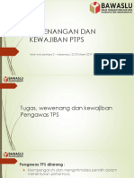 Wewenang Dan Kewajiban PTPS