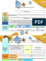 Matriz de Proyección Del Plan de Vida Colectivo.