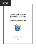 Peace Education Training Manual For GPPAC SEA