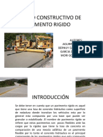 Proceso Constructivo de Pavimento Rigido