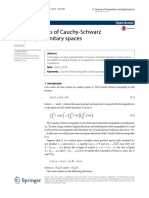 Article Generalizations of Cauchy-Schwarz.