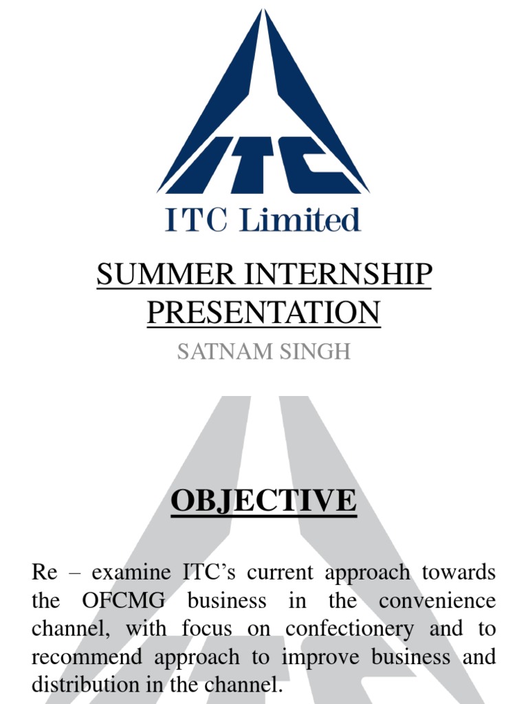 Itc Final Presentation Pdf Retail Foods