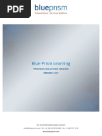 Blue Prism - Solution Design Overview PDF