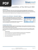 Extending MS Excel VBO PDF