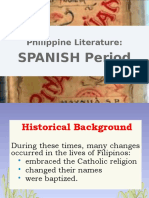 Philippine Literature:: SPANISH Period