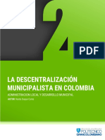 Descentralización Municipal