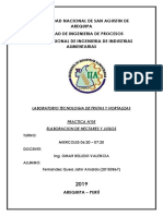 Elaboración de néctares y jugos de maracuyá y granadilla