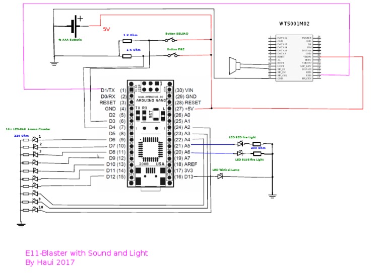 E113 Blaster Circuit Diagram and Assembly Instructions | PDF