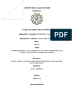 Comprobacion de Los Componentes Del Sistema de Frenos