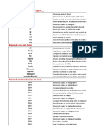 Atajos en Excel