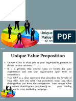 Unique Selling and Value Propositon: By: Arlene S. Arancel