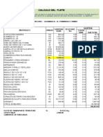 Calculo de Flete El Tambo