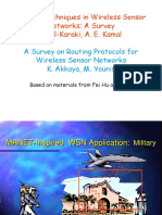 Routing Techniques in Wireless Sensor Networks: A Survey J. Al-Karaki, A. E. Kamal