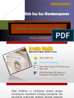 Analisis Isu2 Kontemporer