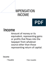 Business Taxation (Compensation Income)