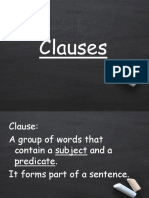 What Are Clauses