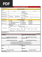 System Access Request Form v7 - New PDF