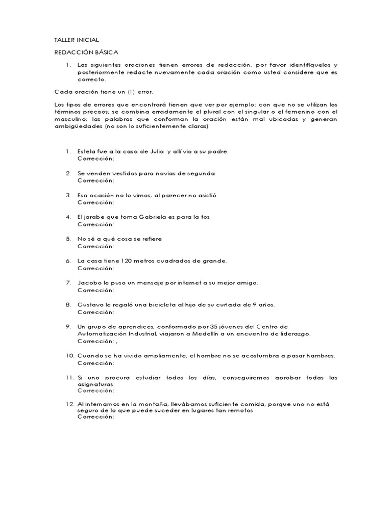Taller Inicial COMUNICACION | PDF | Artes del Lenguaje y Comunicación