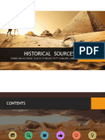 Ancient Egypt & Sumer Primary Secondary Sources