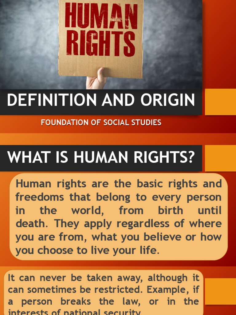 Definition and Origin of Human Rights | PDF | Human Rights | Rights