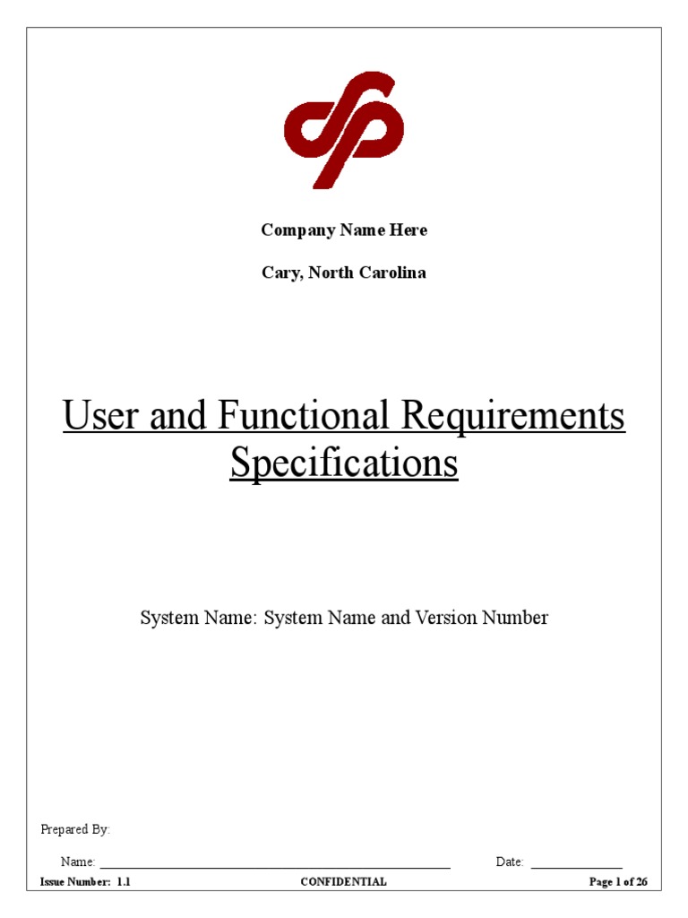 User & Functional Requirements | PDF | Password | Specification ...